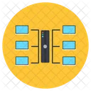 Dataserver Network Dataserver Rack Server Hosting Icon