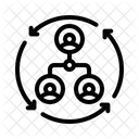 Network Business Expansion Connections Icon