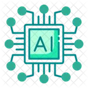 Network Chip Ai Icon