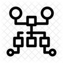 Network Diagram Layout Icon