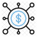 Network Financial Money Icon