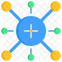 Network Atom Associate Icon