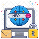 Network Info Network Information Secure Network Icon