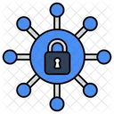 Network Lock Padlock Latch Icon