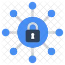 Network Lock Padlock Latch Icon