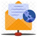 Network Mail Share Mail Email Icon