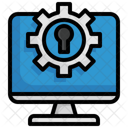 Network Management Icon - Download in Colored Outline Style