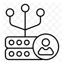 Network nodes  Icon