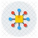 Connection Networking Network Nodes Icon