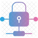 Network Padlock Secure Network Network Security Icon