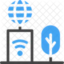 Network Park Connection Icon