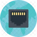 Network Port Connection Icon