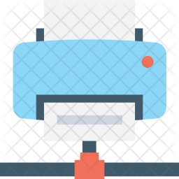 Network Printer Icon - Download in Flat Style