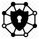 Cybersecurity Network Protection Network Security Icône
