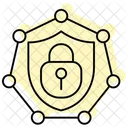 Network Security Color Shadow Thinline Icon Icon