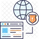 Network Securitym Network Security Internet Security Icon