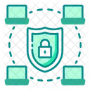 Network Security Safe Connection Cybersecurity Icon