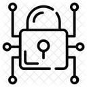 Digital Lock Network Security Network Encryption Icon