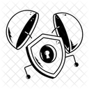Network Security Network Protection Network Defence Icon