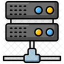 Database Data Server Data Center アイコン