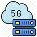 5 G Network Server Icon