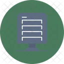 Network Server Database Hosting Icon