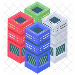 Network Server Rack  Icon