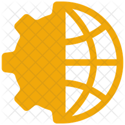 Network Setting Icon - Download in Flat Style
