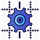 Network Setting Cogwheel Gear Icon