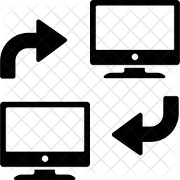 Network Share Logo Icon