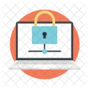 Network Security Laptop Icon