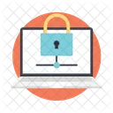 Network Security Laptop Icon