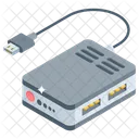 Network Switch Ethernet Device Port Hub Icon