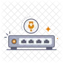 Network Switch Hub Ethernet Icon
