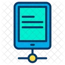 Network Tab Tablet Icon