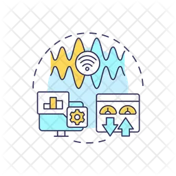 Network traffic analysis  Icon