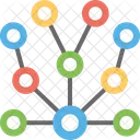 Network Connection Tree Icon