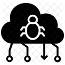 Network Virus Network Malware Cloud Malware Icon