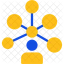 Networking Connections Contacts Icon