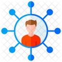 Networking Connections Relationships Icon