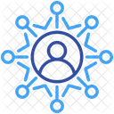 Networking Social Circle Icon