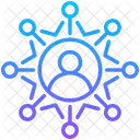 Networking Social Circle Icon