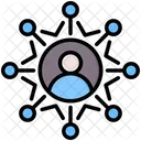 Networking Social Circle Icon