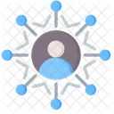Networking Social Circle Icon