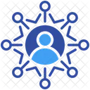 Networking Social Circle Icon