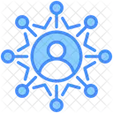 Networking Social Circle Icon