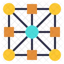 Networking Node Connecting Icon