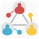 Networking Social Media Connection Icon