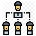 Networking Working Team Icon