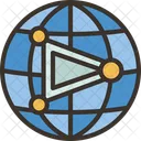 Networking Global International Icon